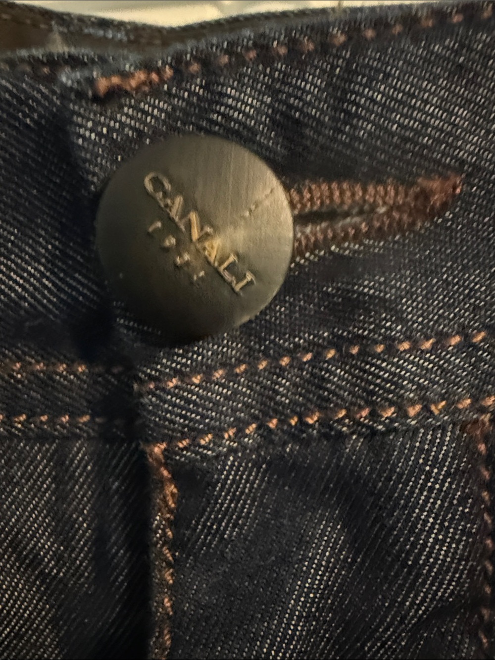Canali Regular Fit Blue Jeans SZ 50 - Picture 3 of 7